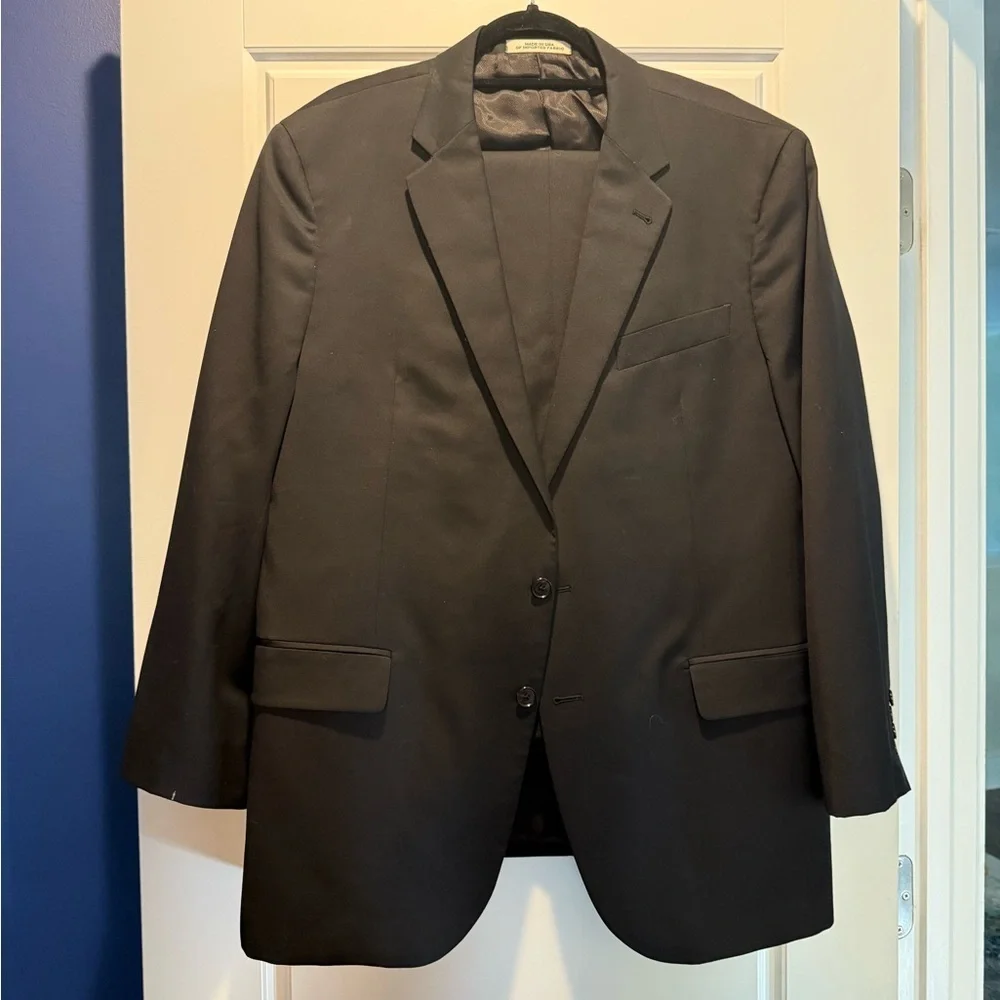 Joseph Abboud Black Sport Coat with Notched Lapels